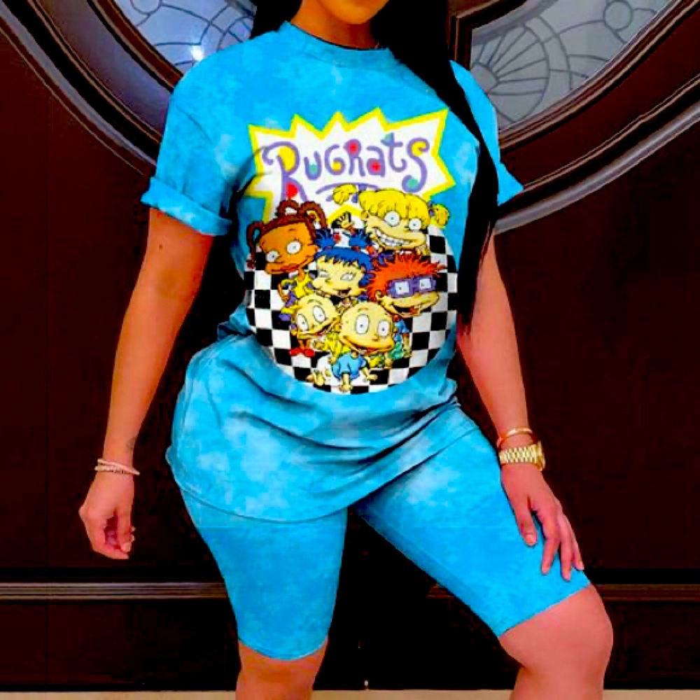 Women's Fashion Cartoon Rugrats suit
